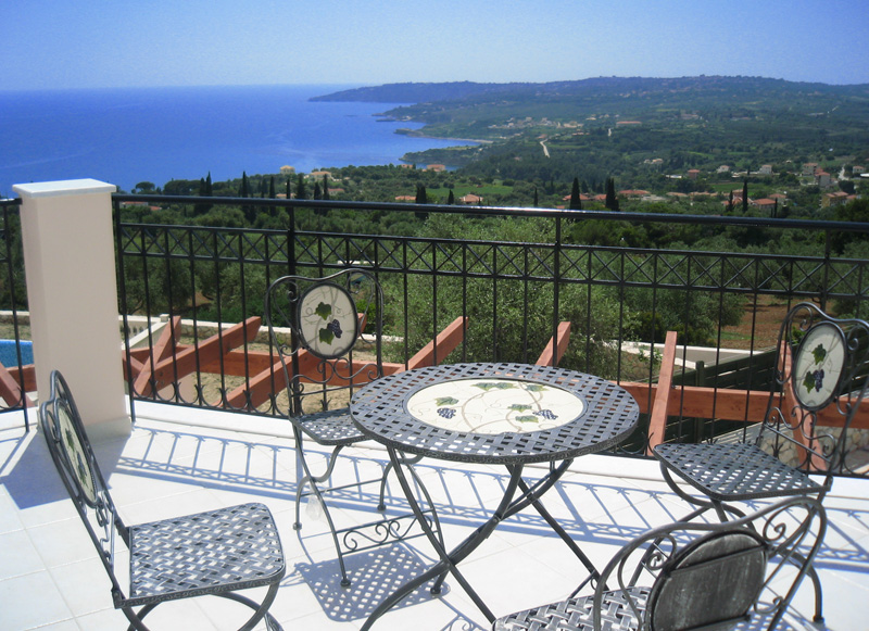View From Balcony, Villa Nima, Kefalonia, Greece View From Balcony, Villa Nima, Kefalonia, Greece